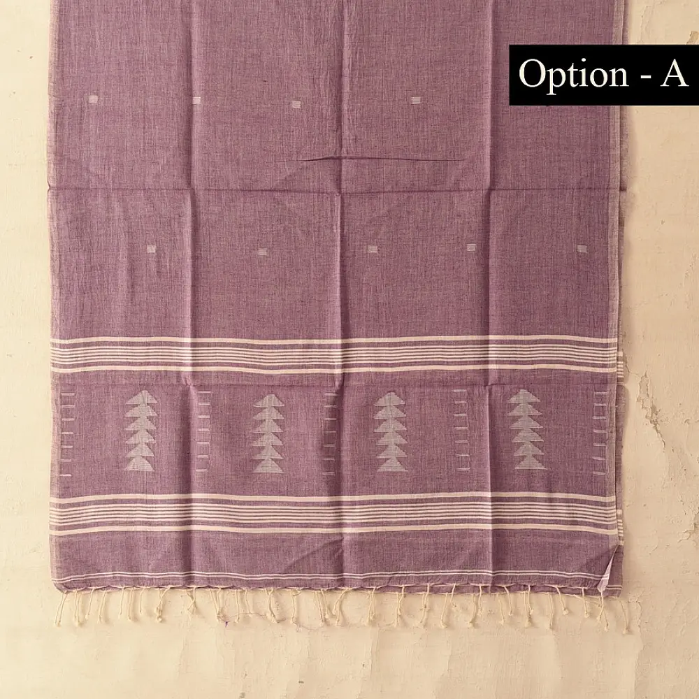 shop Handloom Soft Cotton Jamdani Stole