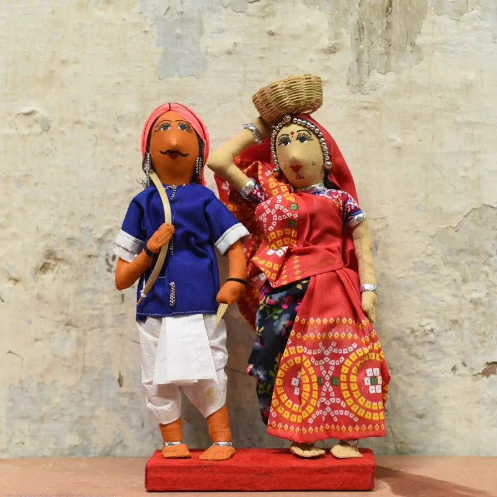 Buy Jhabua Handmade Fabric Doll (Bhil) - B