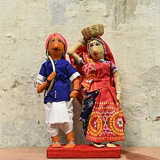 Gudiya - Jhabua Handmade Fabric Doll (Bhil) - B