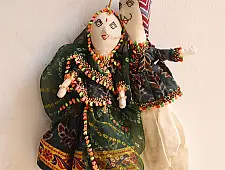 Dhingli | Cotton Handmade Kutchi Doll Set (Pair)