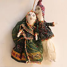 Dhingli | Cotton Handmade Kutchi Doll Set (Pair)