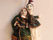 Dhingli | Cotton Handmade Kutchi Doll Set (Pair)