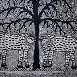 Aripan | Madhubnai Painting - Tree of life price 