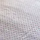 Hand Woven Fabric - Off White With Red Dots