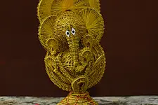 Dhaana Murti . Paddy Craft | Ganeshji ( Yellow )