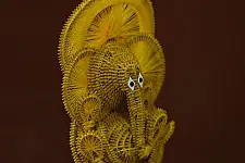 Dhaana Murti . Paddy Craft | Ganeshji ( Yellow )