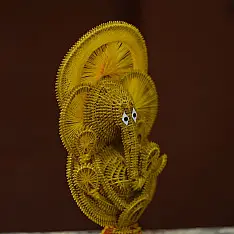 Dhaana Murti . Paddy Craft | Ganeshji ( Yellow )