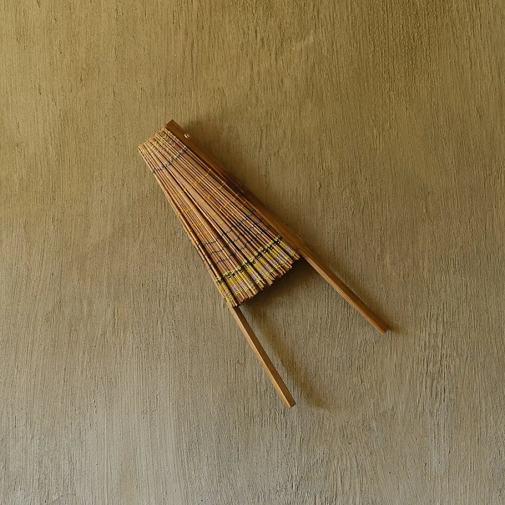 shop Crafted Bamboo Hand Fan - Two color options