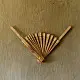 shop Crafted Bamboo Hand Fan - Two color options