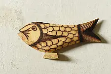 Burn Art | Tribal Wooden Art Pieces - Fish