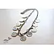 shop Handmade White Metal Vintage Jewelry - Coin Necklace