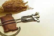 Kanupriya ❉ Tribal / Vintage Jewelry - Long Coin Necklace