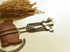 Kanupriya ❉ Tribal / Vintage Jewelry - Long Coin Necklace