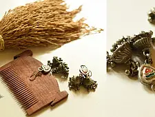 Kanupriya ❉ Banjara  Jewelry - Three Jhumka Earring
