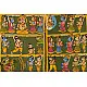कथनिक ☀ Kaavad a Wooden Shrine ( Green - 29 cm) ~ 115