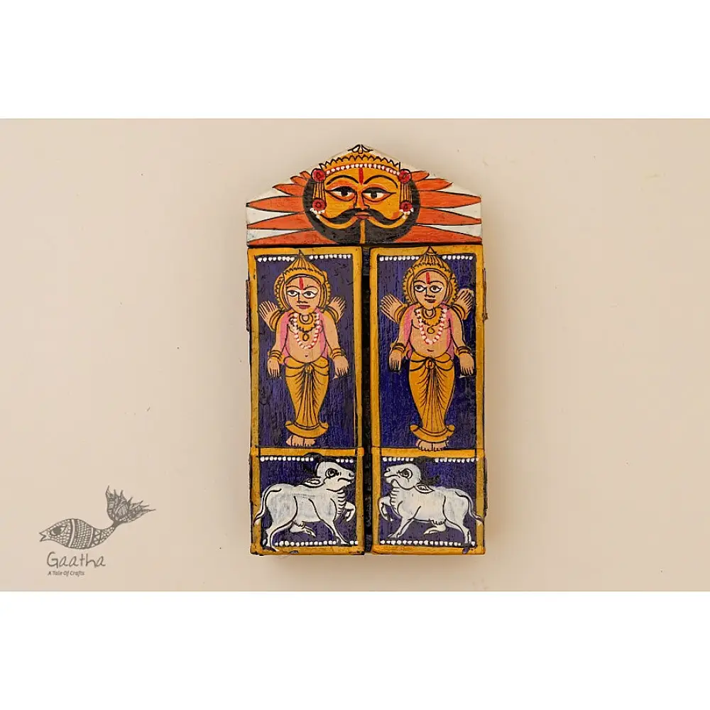 कथनिक ☀ Kaavad a Wooden Shrine { Single piece } ~ 125
