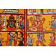 कथनिक ☀ Kaavad A Wooden Shrine ( Yellow - 29 cm) ~ 120