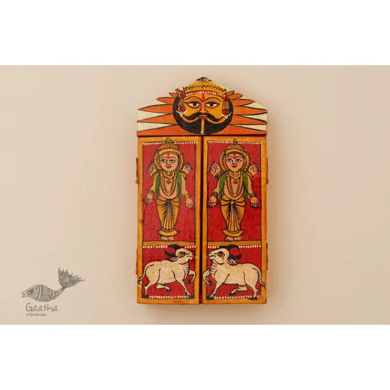 कथनिक ☀ Kaavad a Wooden Shrine { Single piece } ~ 129