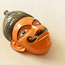 Handmade Wooden Mask From Bengal