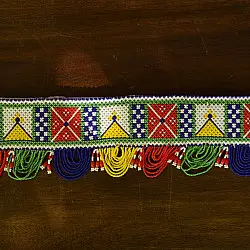 Shubh-Laabh | Glass Bead Door Toran - Squares Design