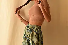 Shorts | Batik Block Printed Modal Silk Short ( Two Options )