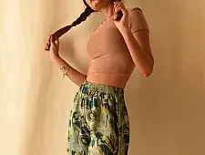 Shorts | Batik Block Printed Modal Silk Short ( Two Options )