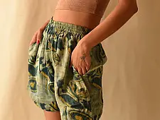Shorts | Batik Block Printed Modal Silk Short ( Two Options )