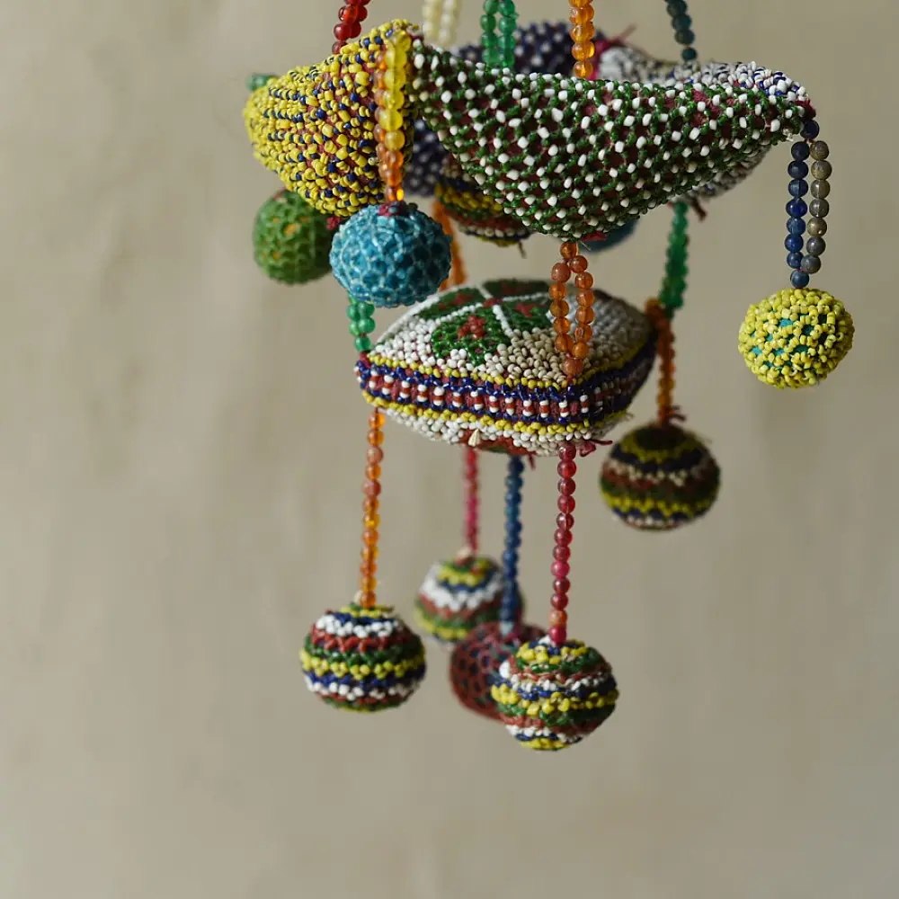 Handmade Old Bead Work  ~ Latkan Hanging