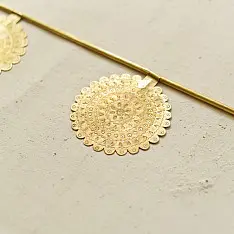 Ahar ~ Brass Handmade Toran - Round