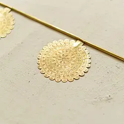 Ahar ~ Brass Handmade Toran - Round