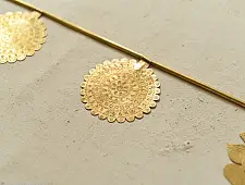Ahar ~ Brass Handmade Toran - Round