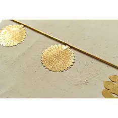 Ahar ~ Brass Handmade Toran - Round