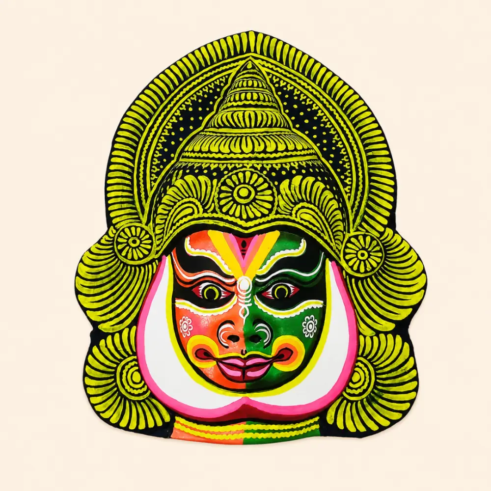 shop Handmade Paper Mache Chau Mask - B