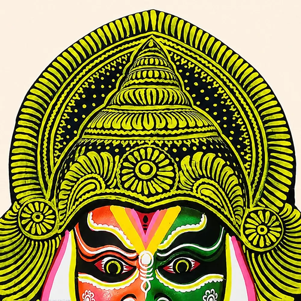 shop Handmade Paper Mache Chau Mask - B