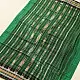 Cotton weaves ~ Ikat Saree { Chatni / Green }