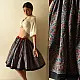 shop Natural Dyed Ajrakh Block Printed Blue Short Skirt