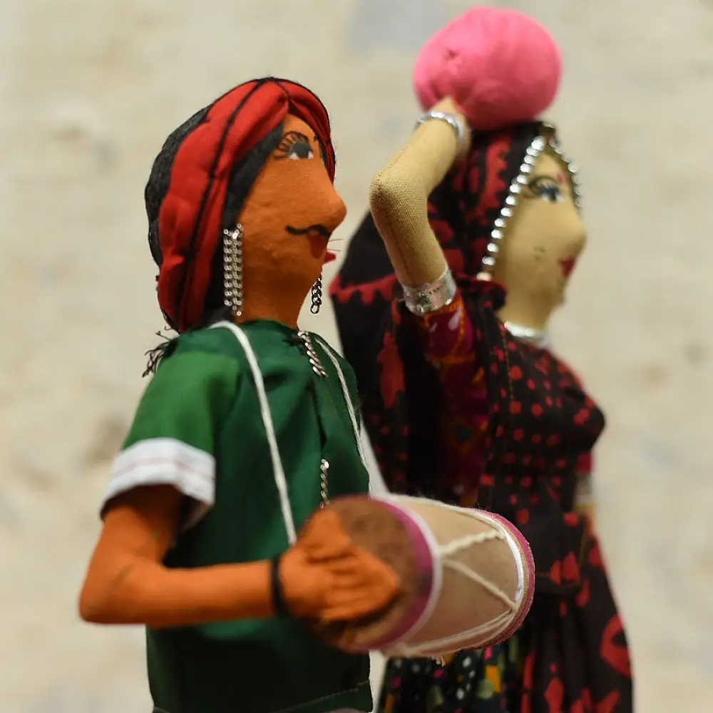 Buy Jhabua Handmade Fabric Doll (Bhil) - Ship to internationally 