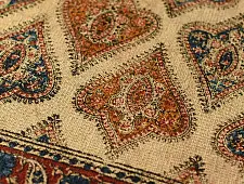 A finite infinity ❧ Kalamkari Natural Color Dhurrie ( 2 X 3 Feet)
