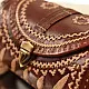shop Kutchi Embroidered Leather round Bag 