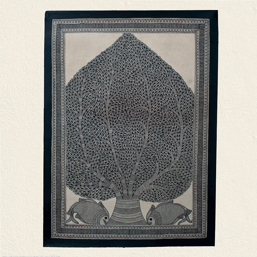 shop Madhubnai Painting- Kalp Vriksh