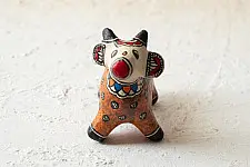 Madhuban . मधुबन ❁ Madhubani Hand Painted Paper Mache ~ Cow ( Two Options )