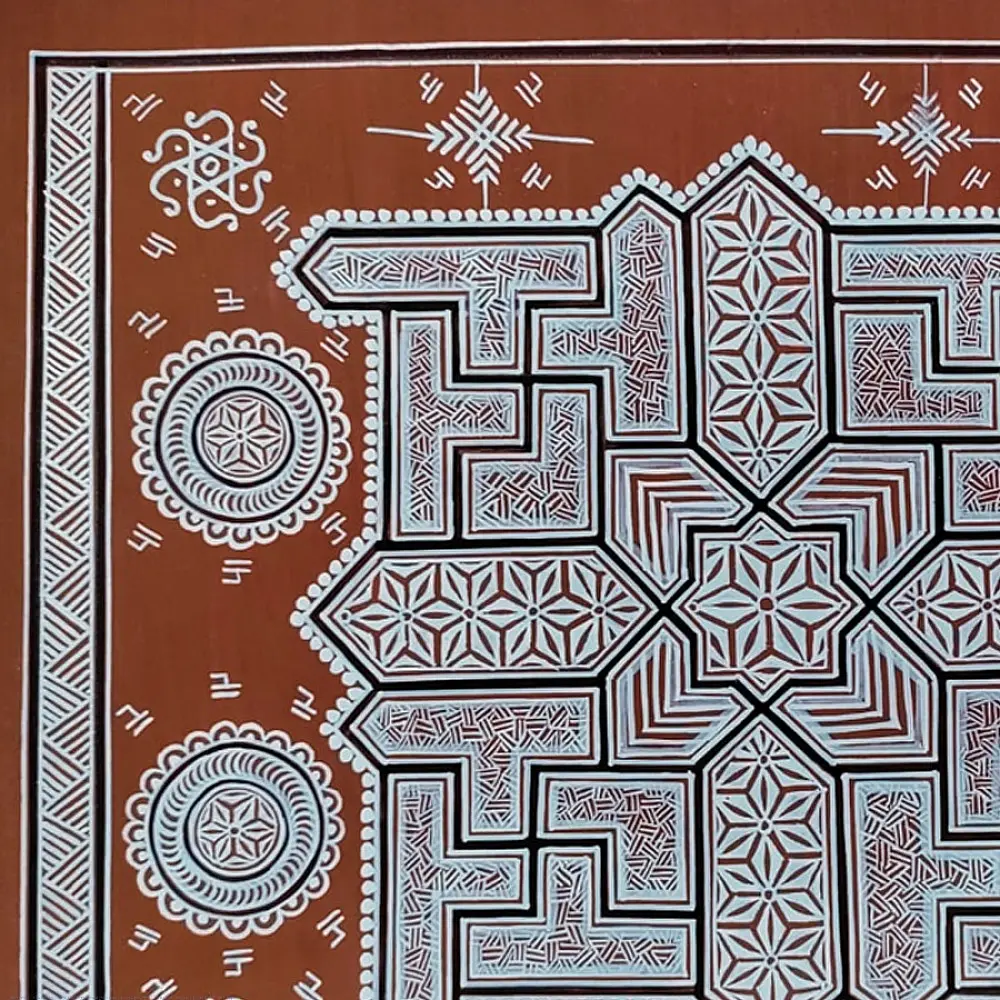 shop Mandana Art - Painting -  Four Swastik
