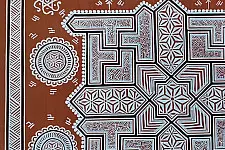 Mandana Art - Painting -  Four Swastik