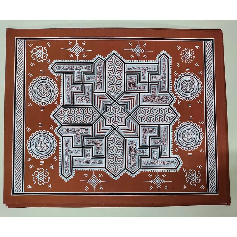 shop Mandana Art - Painting -  Four Swastik