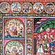 shop Pattachitra Traditional Krishna Lila Painting ~ Natural Colors