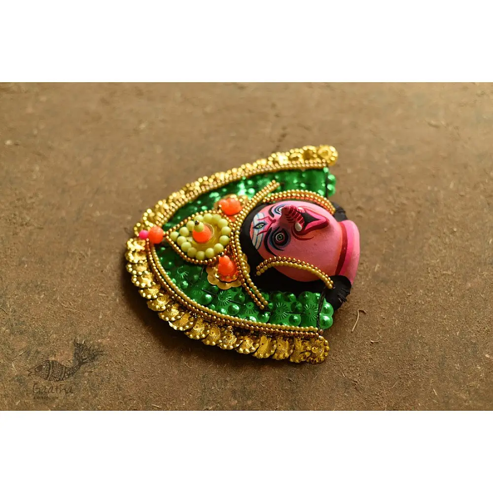 shop Handmade Paper Mache Chhau Mask - ganesha