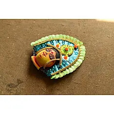 Mukhauta . मुखौटा : Handmade Paper Mache Chau Mask - Durga 