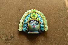 Mukhauta . मुखौटा : Paper Mache Chau Mask : Kaali