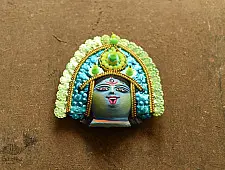 Mukhauta . मुखौटा : Paper Mache Chau Mask : Kaali