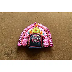Mukhauta . मुखौटा : Handmade Paper Mache Chhau Mask - Raavan